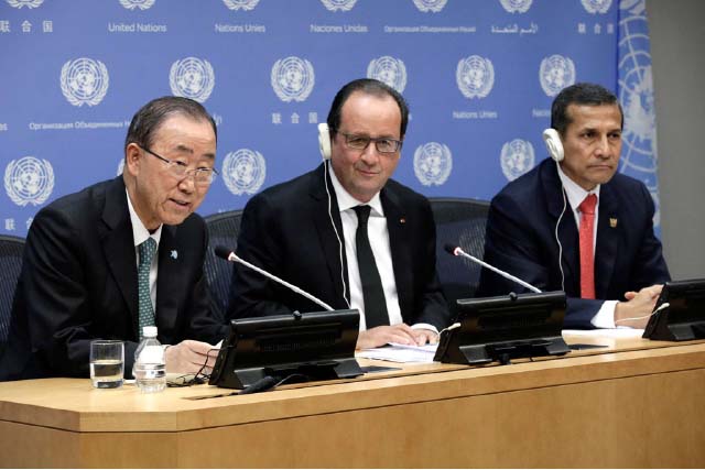 Moon, Hollande, Urge Commonwealth  Countries to Support Paris Climate Conference 